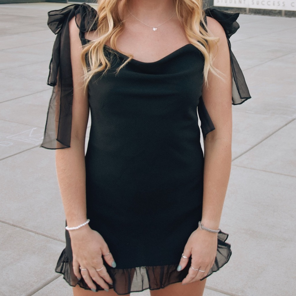 Lucy in the Sky Chiffon Slip Dress - Picture 5 of 5